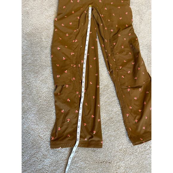 Duluth Trading Co. Women's Heirloom Gardening Bib Overalls Mushroom Size Mx31 - Picture 9 of 14